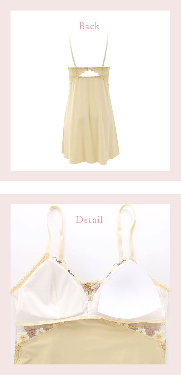 リサマリ ジア カップ付き スリップ ランジェリー Risa Magli