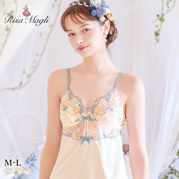 リサマリ エリアン キャミソール ミニスリップ ランジェリー Risa Magli