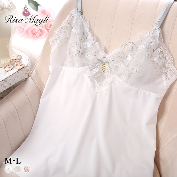 リサマリ フローチェ キャミソール ミニスリップ ランジェリー Risa Magli