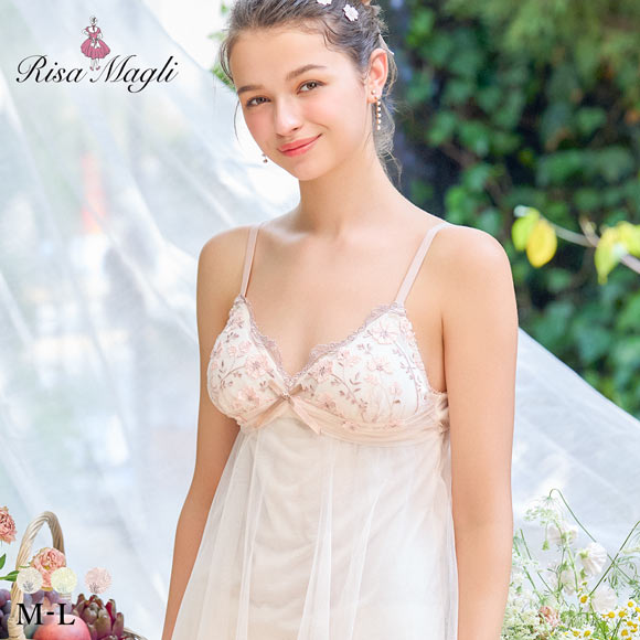 リサマリ ラーレ カップ付き キャミソール ミニスリップ ランジェリー Risa Magli
