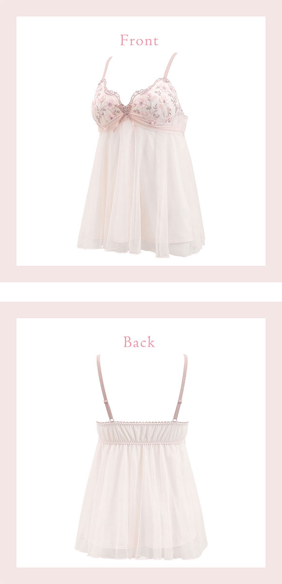 リサマリ ラーレ カップ付き キャミソール ミニスリップ ランジェリー Risa Magli