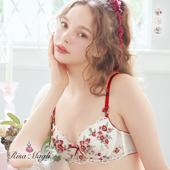 リサマリ リア 3/4カップ ブラジャー BCD 谷間ブラ Risa Magli