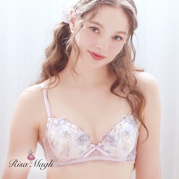 リサマリ マティア 3/4カップ ブラジャー EF 谷間ブラ 大きいサイズ Risa Magli