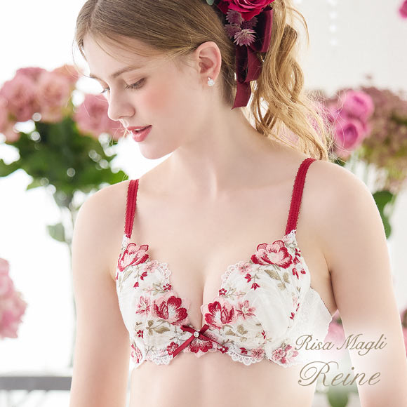リサマリ レーヌ サリー 3/4カップ ブラジャー BC 谷間ブラ Risa Magli Reine