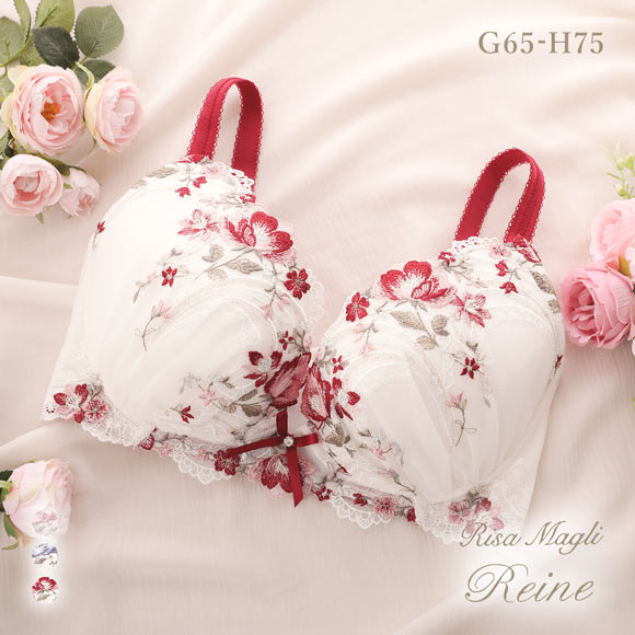 リサマリ レーヌ サリー 3/4カップ ブラジャー GH 大きいサイズ 単品 Risa Magli Reine