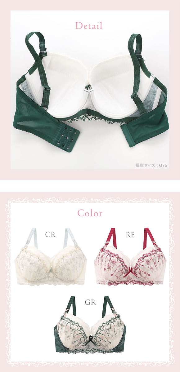 リサマリ ルビー ブラジャー GHI 大きいサイズ Risa Magli