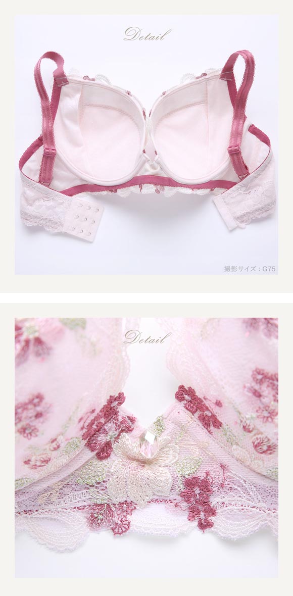 リサマリ レーヌ ダニエラ 3/4カップ ブラジャー GH グラマーブラ V Make Type 大きいサイズ 単品 Risa Magli Reine