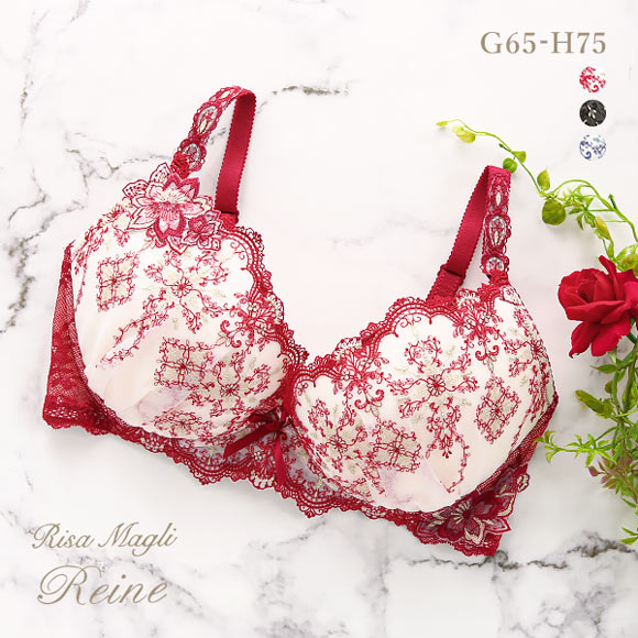 リサマリ Risa Magli レーヌ Reine ファビエンヌ 3/4カップ ブラジャー GH 単品