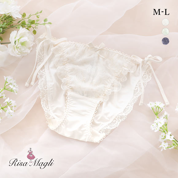 リサマリ イリーナ リボンショーツ サイド紐 ショーツ Risa Magli