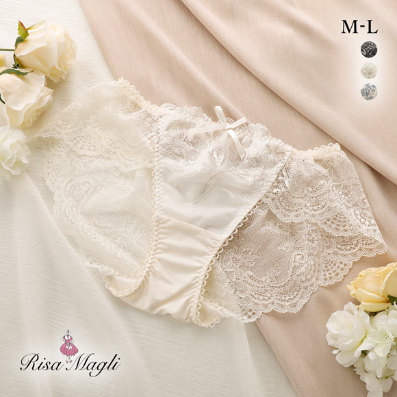 リサマリ リアナ レースショーツ バックレース Risa Magli