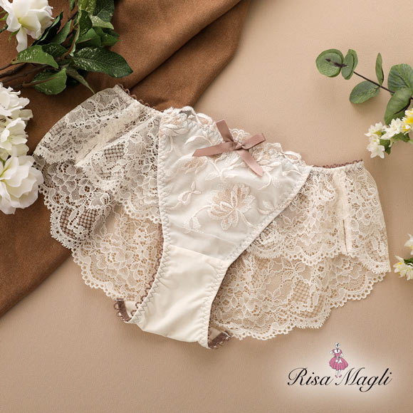 リサマリ エレノア レースショーツ バックレース Risa Magli
