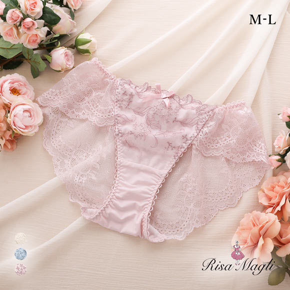 リサマリ ナンシー レースショーツ バックレース Risa Magli