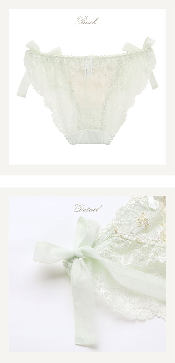 リサマリ レーヌ リカルダ サイドリボンショーツ バックレース Risa Magli Reine