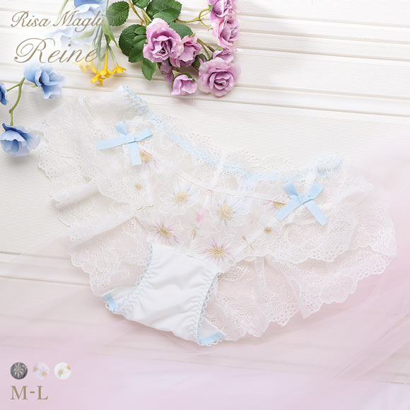 リサマリ レーヌ アンネリー フレアショーツ バックレース Risa Magli Reine
