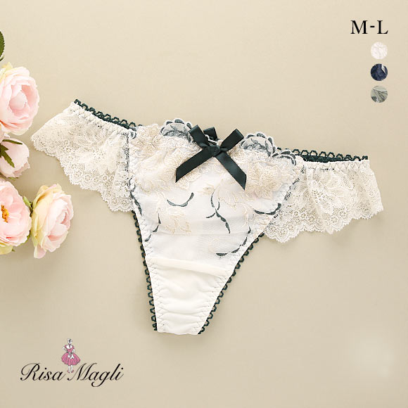 リサマリ Risa Magli マリカ Tバック ショーツ タンガ ソング バックレース 単品