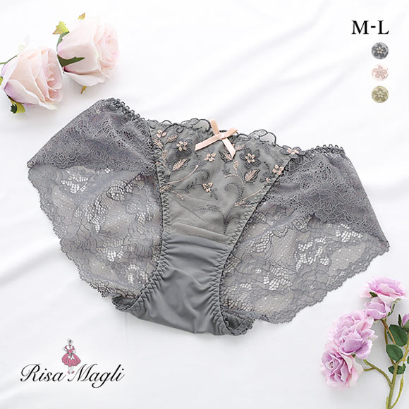 リサマリ Risa Magli ボーナ ショーツ レースショーツ 総レース バックレース 単品