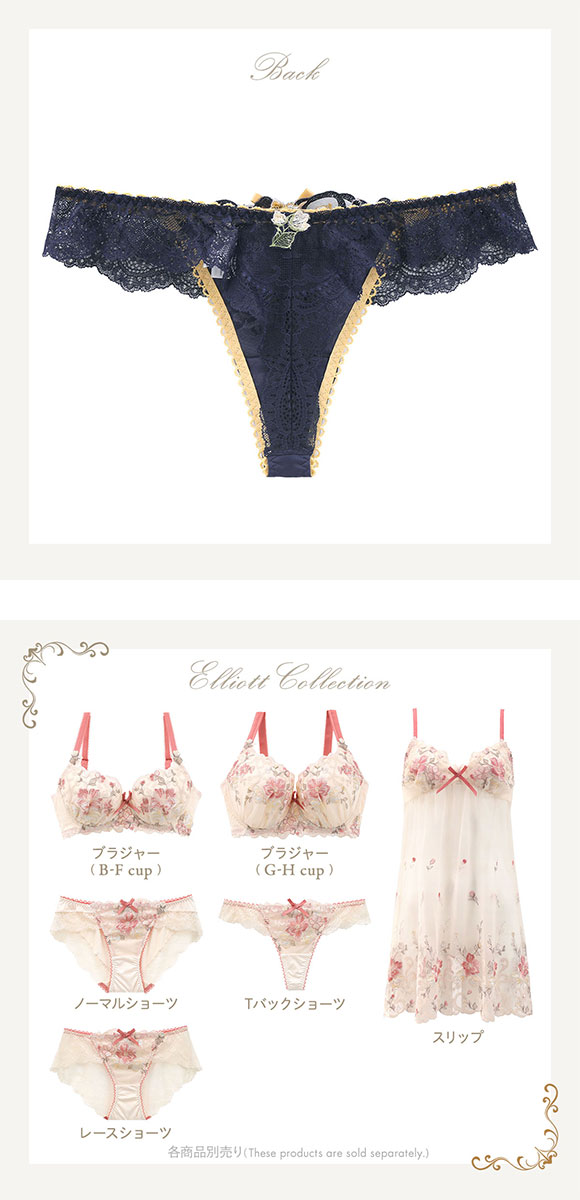 リサマリ Risa Magli レーヌ Reine エリオット ショーツ Tバック バックレース 単品