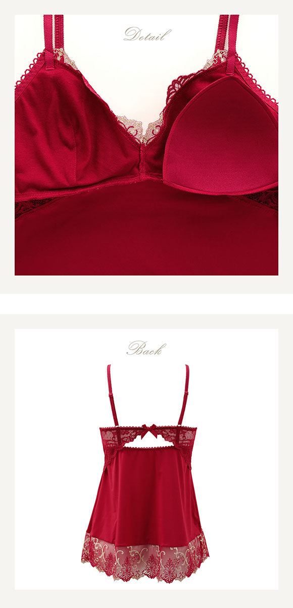 リサマリ Risa Magli レーヌ Reine シュトレン キャミタップ 2点セット カップ付き キャミソール タップパンツ ランジェリー