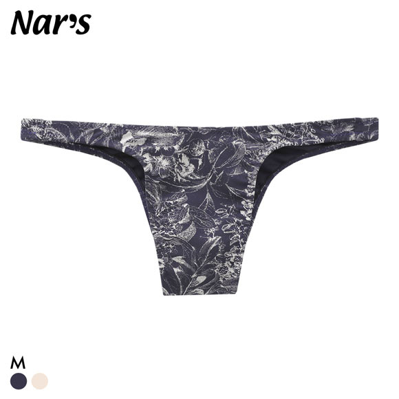 ナルズ ヴィンテージボタニカル ジェンダーレス ハーフバック ビキニ 男女兼用 ブリーフ 前とじ Nars