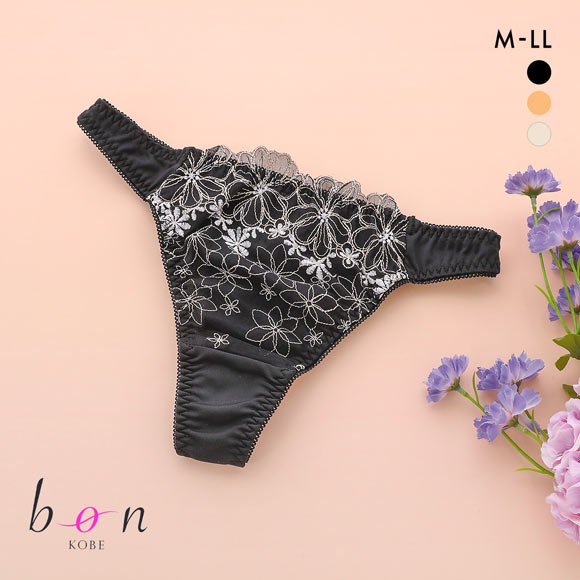 ビーオーエヌ bon フェミニン フラワー カシュクール シリーズ ショーツ Tバック M L LL 単品 大きいサイズ