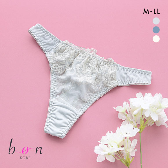 ビーオーエヌ bon 美胸 脇寄せ バストメイクブラ バラモチーフ シリーズ ショーツ Tバック M L LL 大きいサイズ 単品