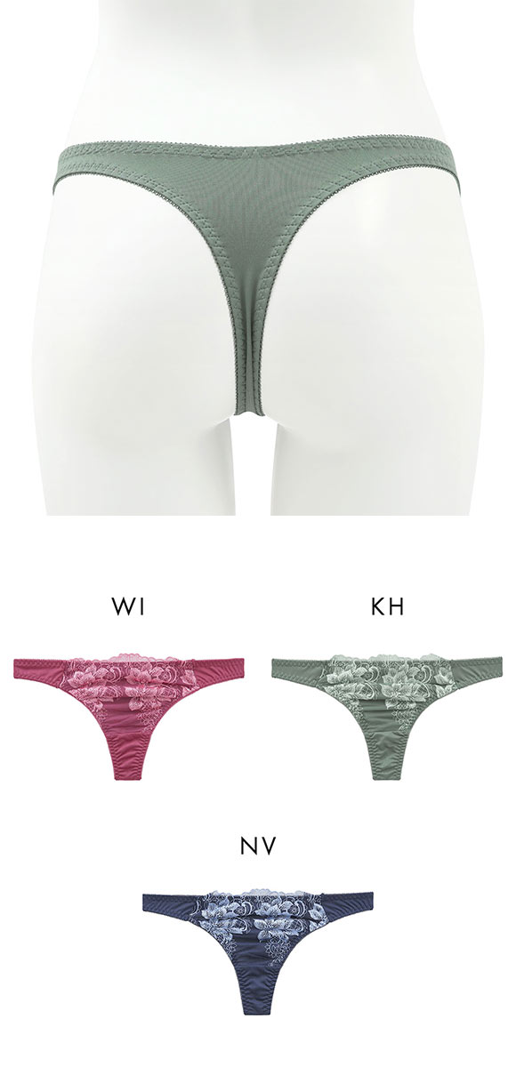 ビーオーエヌ 脇スッキリバストメイク フローラル カシュクール シリーズ ショーツ Tバック M L LL 大きいサイズ bon