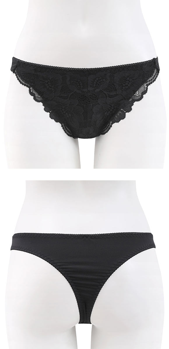 ビーオーエヌ 脇細見え 胸元リッチ シュッとRich シリーズ ショーツ Tバック M L バックレース