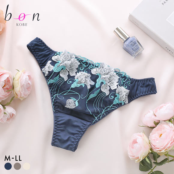 ビーオーエヌ 脇スッキリバストメークブラ カトレア シリーズ ショーツ Tバック M L LL 単品 大きいサイズ bon