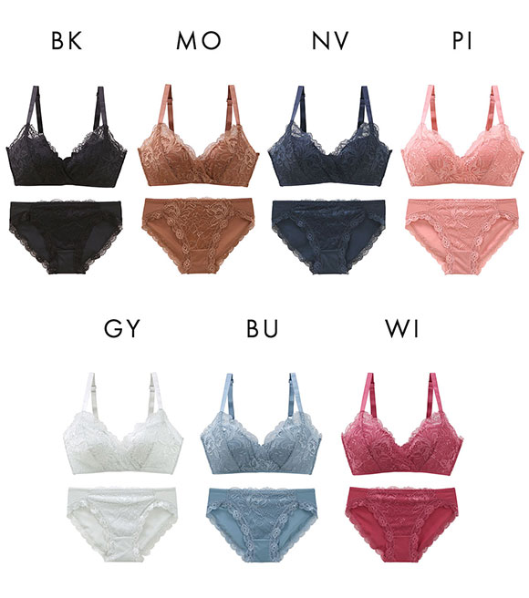 ビーオーエヌ bon 脇高ノンワイヤーブラ とろRich シリーズ ブラジャー ショーツ セット BCDEF 脇肉