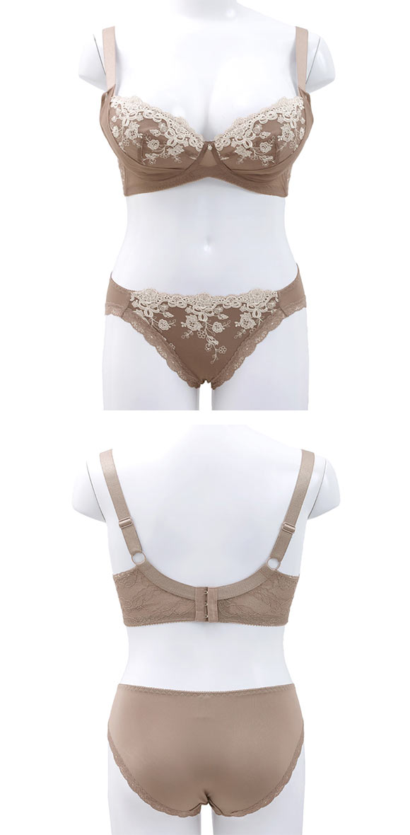 ビーオーエヌ 脇 細見え 胸元リッチ シュッとRich シリーズ ブラジャー ショーツ セット GHI 大きいサイズ 脇すっきり 脇肉 bon