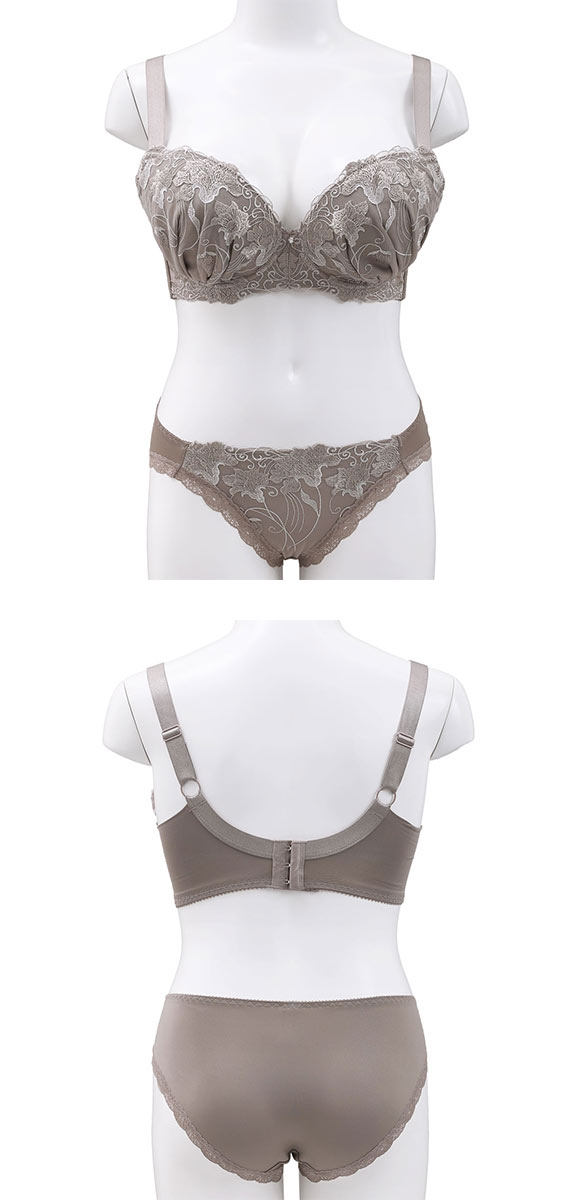 ビーオーエヌ 脇スッキリバストメークブラ カトレア シリーズ ブラジャー ショーツ セット GHI 脇すっきり グラマー bon