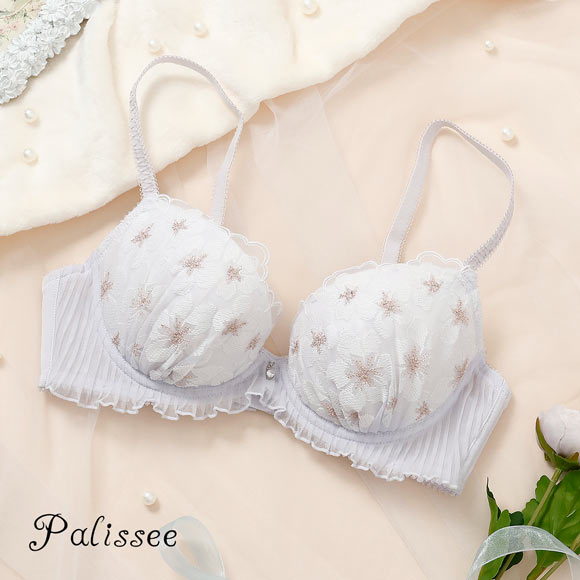 パリーゼ ラピュセル ブラジャー EF 大きいサイズ プリーツ Palissee