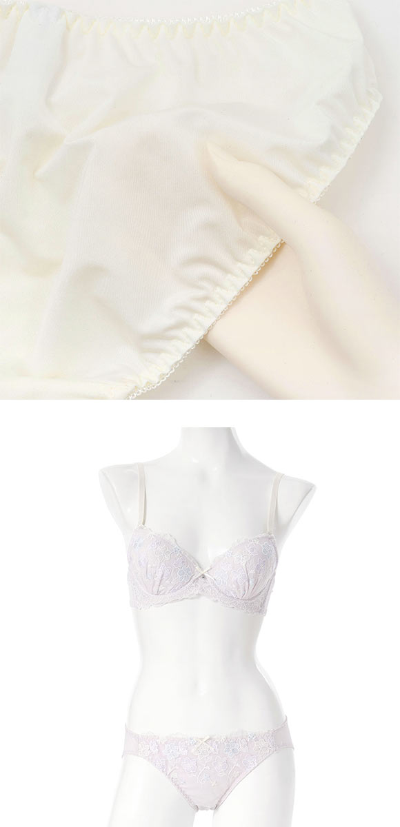 プチソワレ マルチカラーフラワー ブラセット BCD ブラジャー ショーツ セット petit soiree