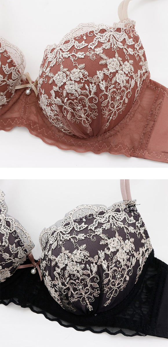 プチマリー ソレイユクレール ブラセット ABCDEF ブラジャー ショーツ セット 下着 大きいサイズ petit marie WHITE