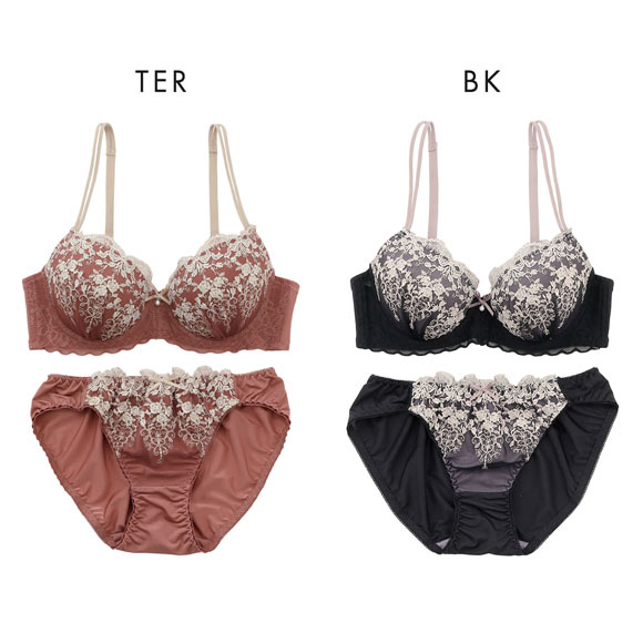 プチマリー ソレイユクレール ブラセット ABCDEF ブラジャー ショーツ セット 下着 大きいサイズ petit marie WHITE