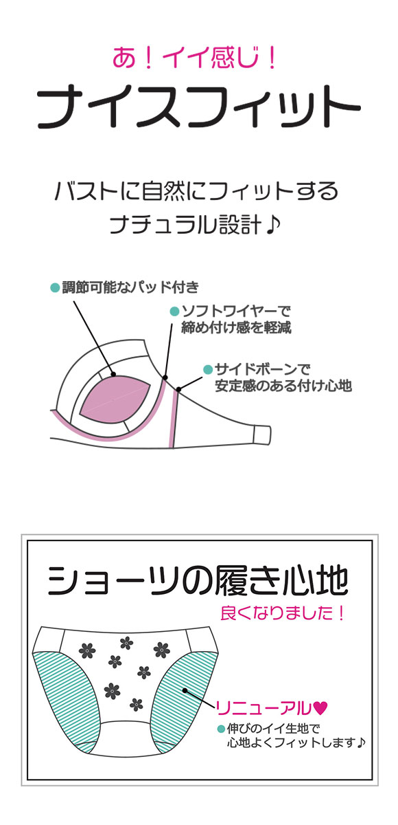 パリーゼ フルールチュール ブラセット ABCDEF サイドチュール ブラジャー ショーツ セット Palissee