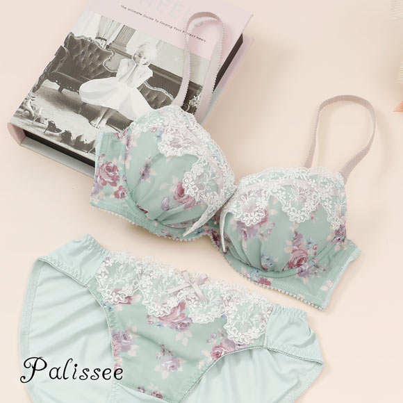 パリーゼ ロココ調クラシカルローズ ブラセット ABCDEF ブラジャー ショーツ セット レース Palissee