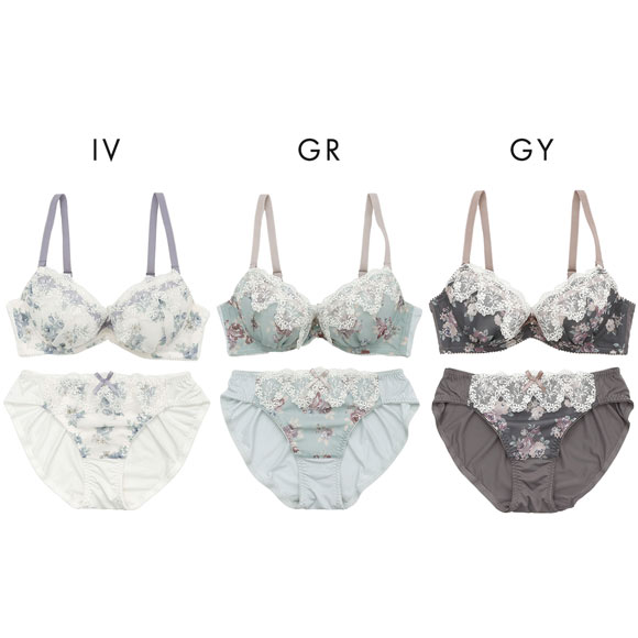 パリーゼ ロココ調クラシカルローズ ブラセット ABCDEF ブラジャー ショーツ セット レース Palissee