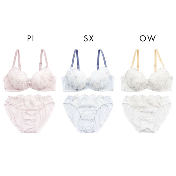 パリーゼ フェデフルール ブラセット ABCDEF ブラジャー ショーツ セット ナイスフィット プリント Palissee