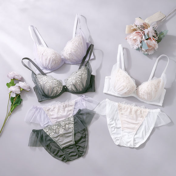 パリーゼ リュミエール ブラジャー ショーツ セット ナイスフィット ABCDEF サイドチュール Palissee