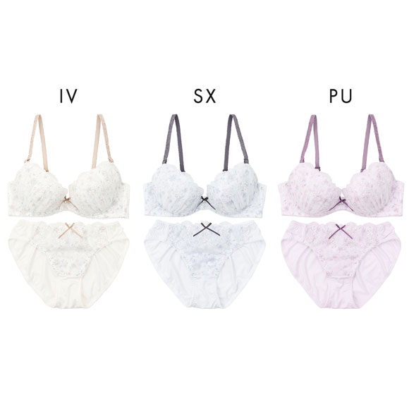 パリーゼ ロマンスフルール ブラジャー ショーツ セット ABCDEF ナイスフィット Palissee