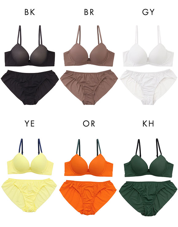 パリーゼ 華奢Tブラ ブラジャー ショーツ セット ひびきにくい モールドカップ ABCDEF Palissee Mia Lingerie