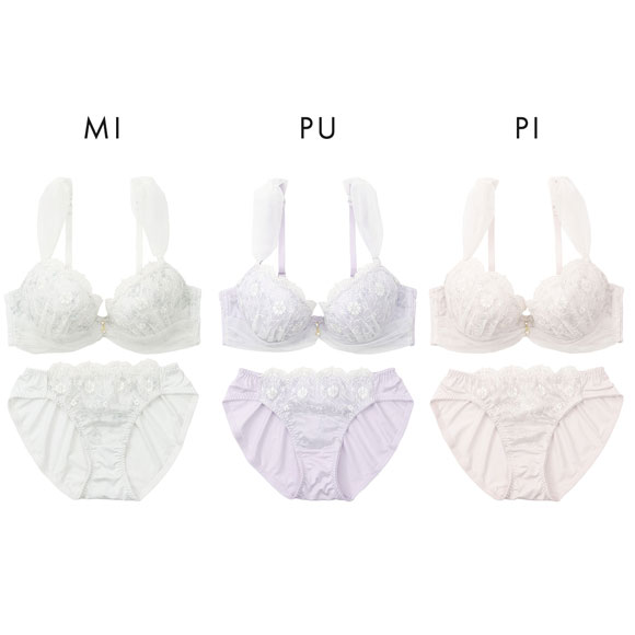 パリーゼ ジャスミンチュール ブラセット ABCDEF ブラジャー ショーツ セット まる胸 ナチュラル 大きいサイズ Palissee