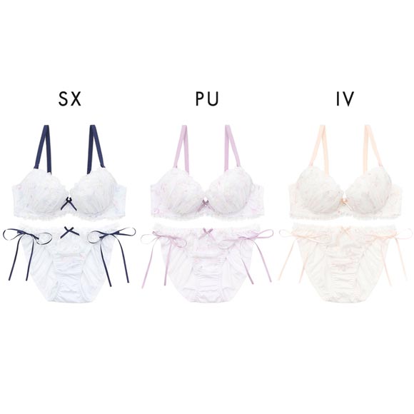 パリーゼ Doll dresser ブラセット ナイスフィット ABCDEF ブラジャー ショーツ セット サイドリボン 下着 大きいサイズ Palissee