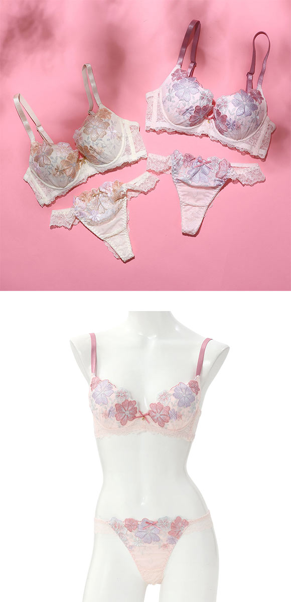 スパークス SPARKS 脇高 ブラジャー ショーツ セット ABCDEF 谷間 盛りブラ Tバックショーツ バックレース