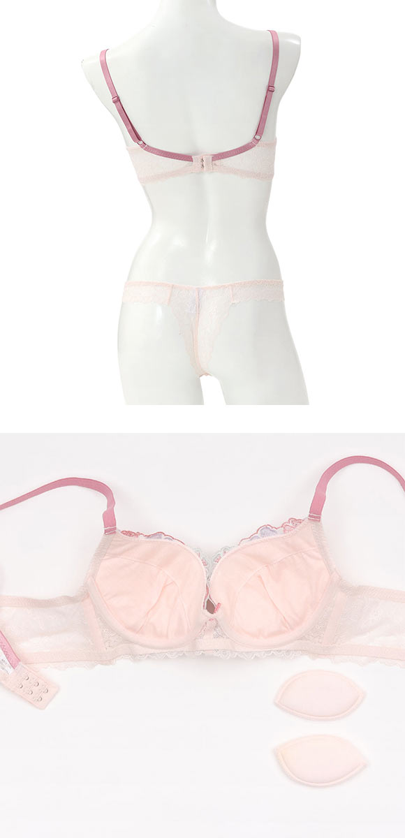 スパークス SPARKS 脇高 ブラジャー ショーツ セット ABCDEF 谷間 盛りブラ Tバックショーツ バックレース