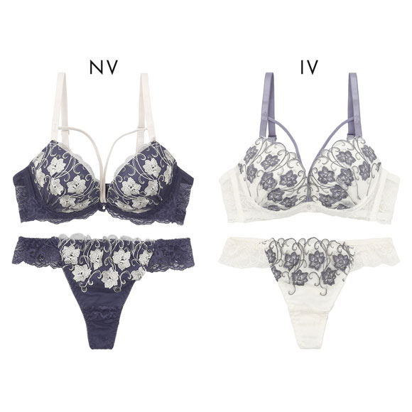 スパークス バイカラーフラワーコード ショーツ セット Tバックショーツ 脇高 ABCDEF 谷間 バックレース SPARKS