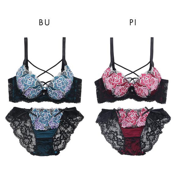 スパークス リリスフローラ ブラジャー ノーマルショーツ セット ABCDEF ブラセット 大きいサイズ 脇高 盛り バックレース SPARKS