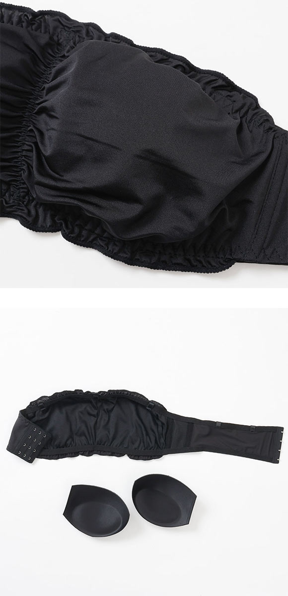 スパークス ストラップアレンジバンドゥブラ ブラジャー ノンワイヤー ホルターネック チューブブラ 背中見せ SML SPARKS