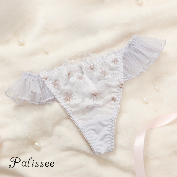 パリーゼ ラピュセル Tバックショーツ プリーツ M Palissee